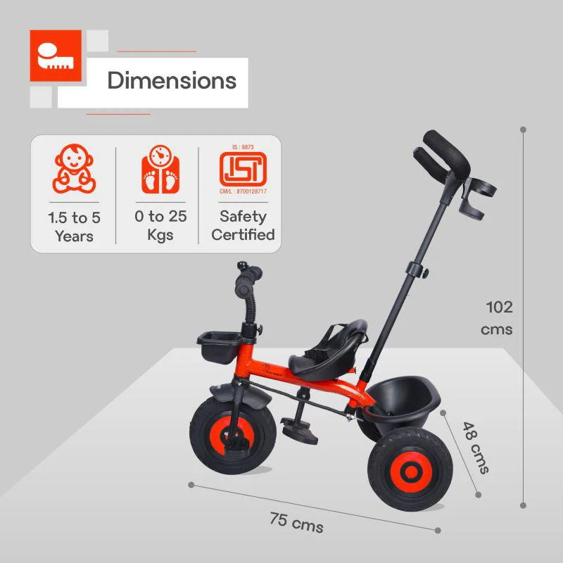 Tiny Toes T20 Plus Tricycle With Personalized Name Plate - Image 8