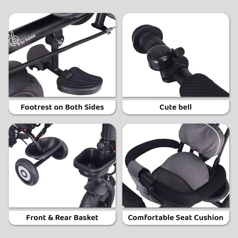 Tiny Toes T40 Ace Tricycle With Personalized Name Plate - Image 13