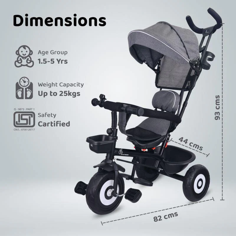 Tiny Toes T40 Ace Tricycle With Personalized Name Plate - Image 14