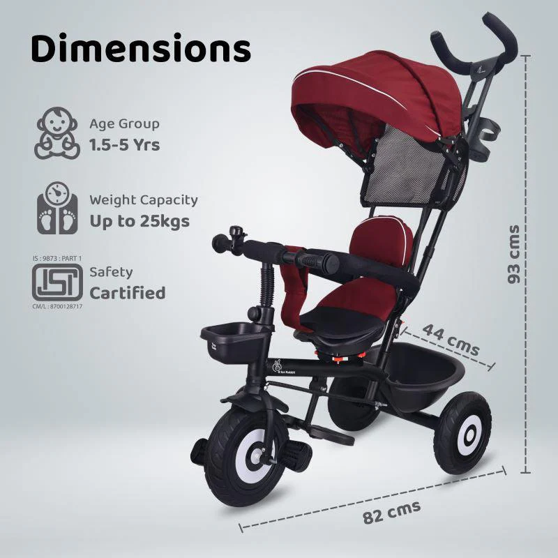 Tiny Toes T40 Plus Tricycle With Personalized Name Plate - Image 7