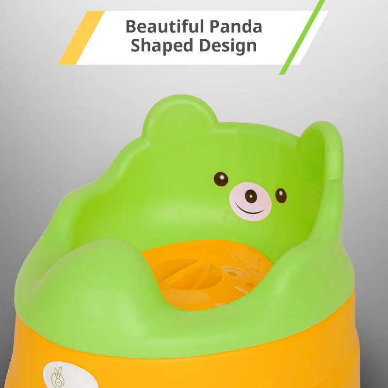 Tiny Tots Potty Seat for Kids - Green Yellow - Image 2