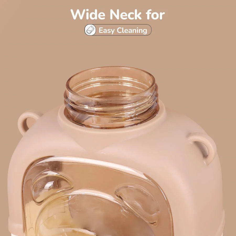 Tritan Baloo Straw Sipper Bottle 1000ml BPA free Tritan Material with Silicone Straw - Image 12