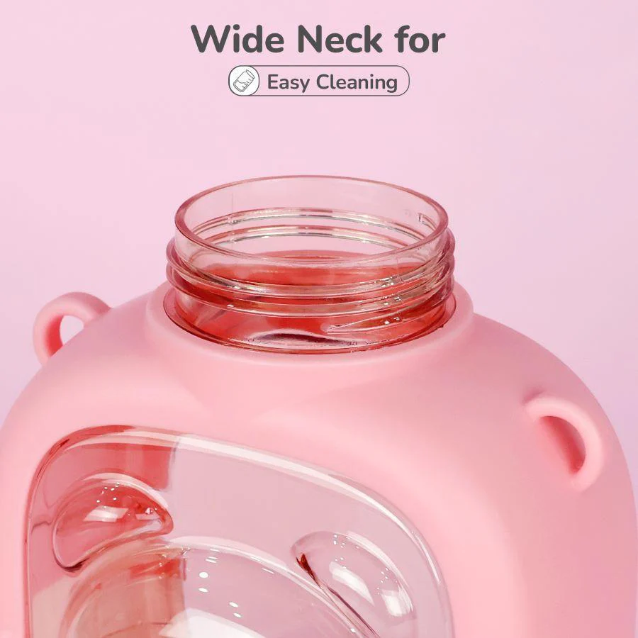 Tritan Baloo Straw Sipper Bottle 1000ml BPA free Tritan Material with Silicone Straw - Image 26