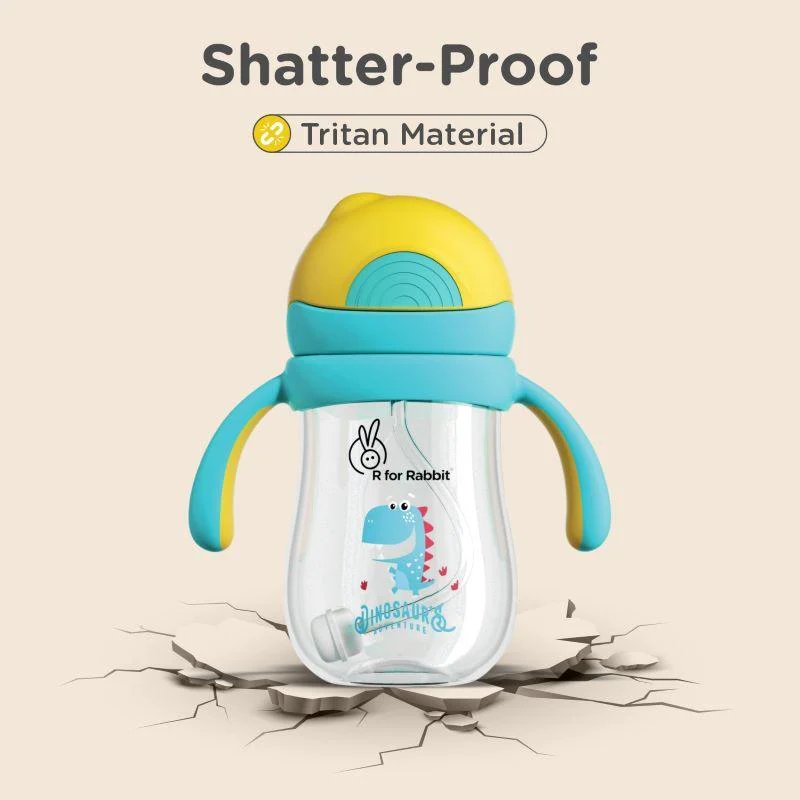 Tritan Dino Straw Sipper Bottle for kids 320ml - Image 10