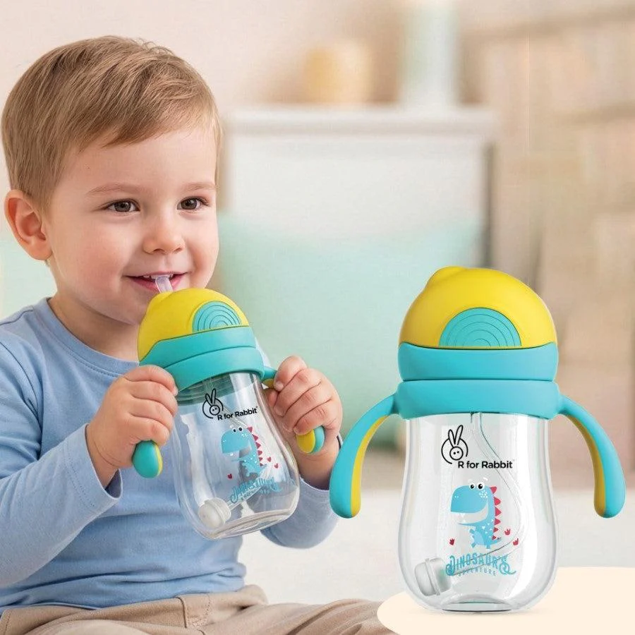 Tritan Dino Straw Sipper Bottle for kids 320ml - Image 8