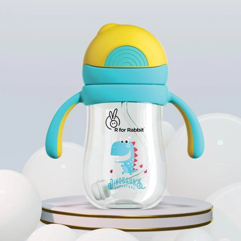 Tritan Dino Straw Sipper Bottle for kids 320ml - Image 9