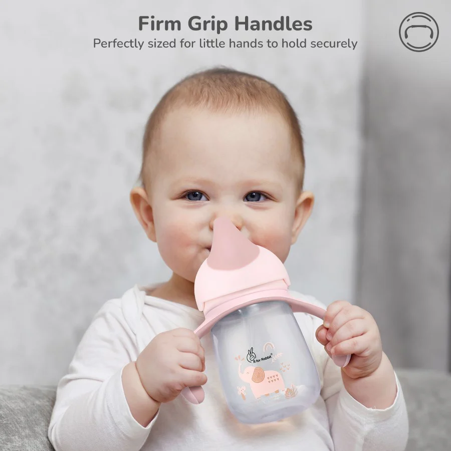 Trunky Baby Straw Sipper Bottle 320ml With Safe BPA free PP Material - Image 11