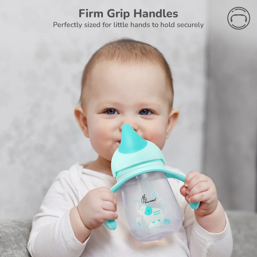 Trunky Baby Straw Sipper Bottle 320ml With Safe BPA free PP Material - Image 5