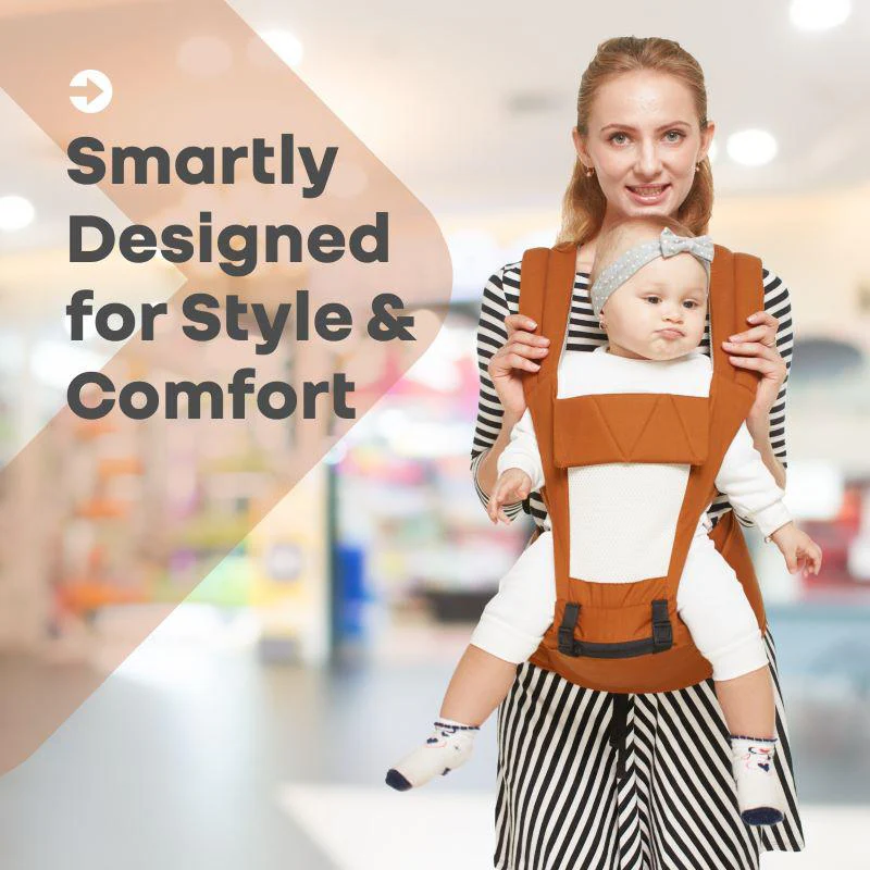 Upsy Daisy Baby Carrier With 4 In 1 Carry Position, 100% Cotton Fabric - Image 11