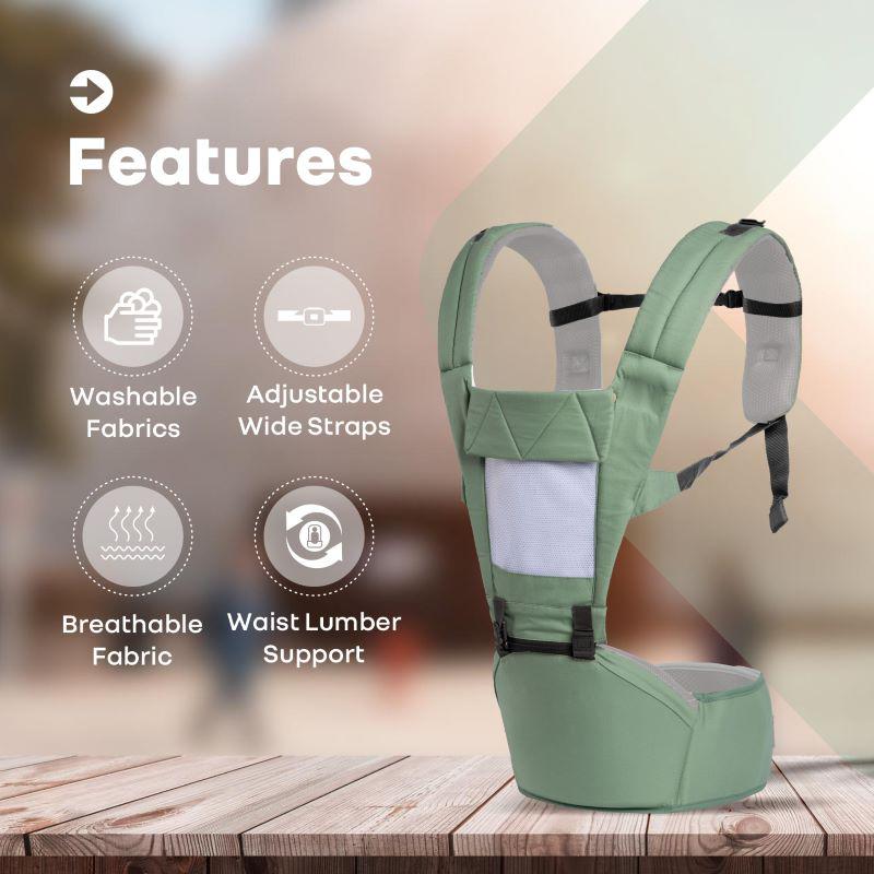 Upsy Daisy Baby Carrier With 4 In 1 Carry Position, 100% Cotton Fabric - Image 5