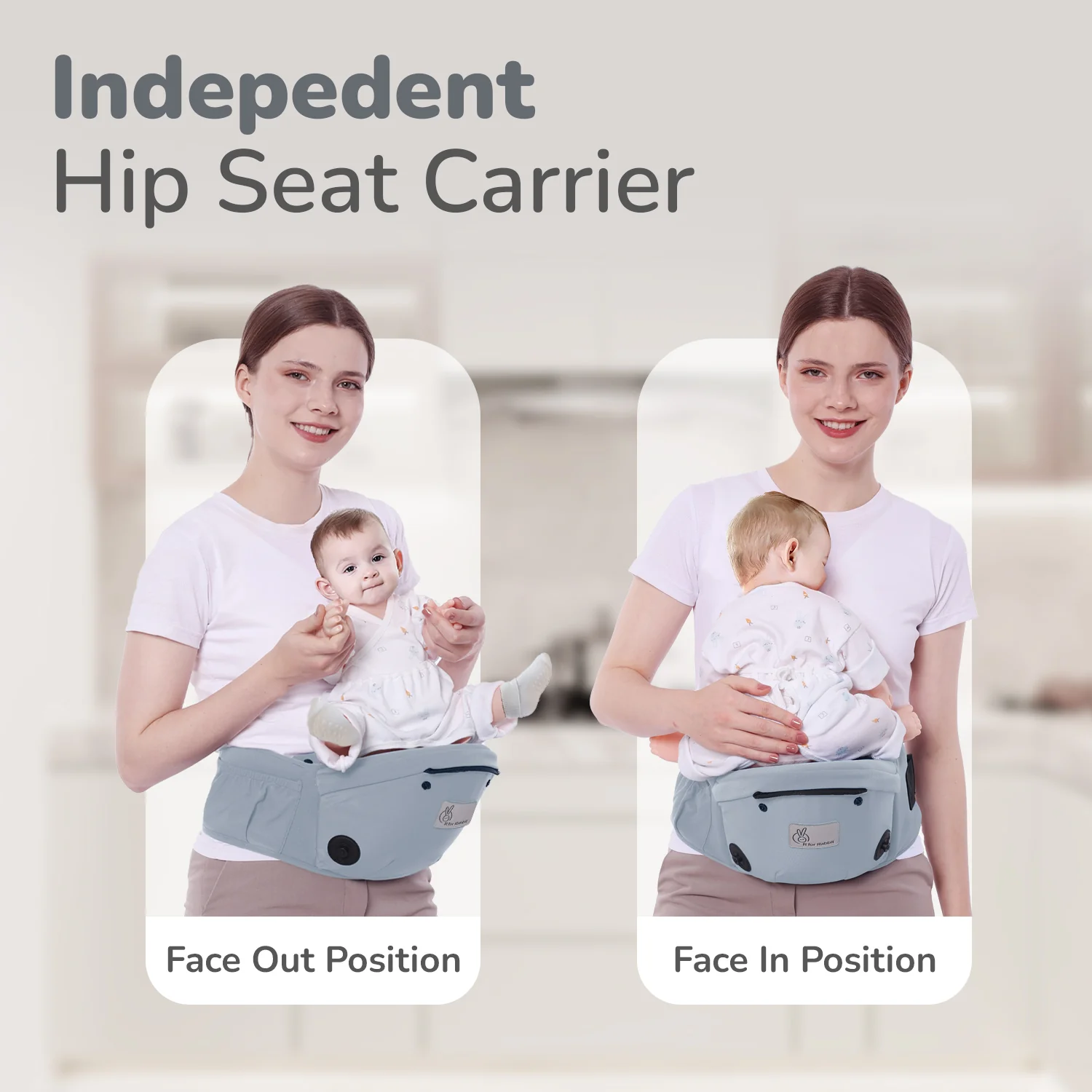 Upsy Daisy Cozy Ergonomic 5-in-1 Hip Sit Baby Carrier for All-Day Comfort - Image 22