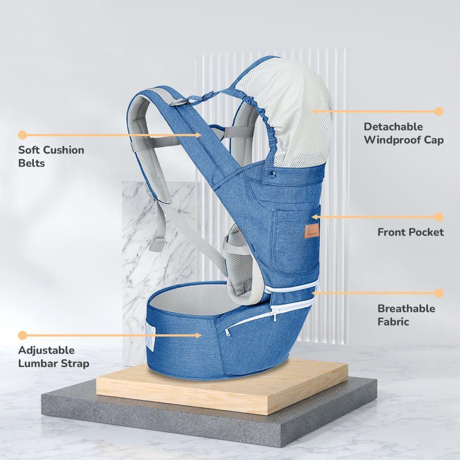 Upsy Daisy Ergo 8-in-1 Hip Seat Baby Carrier - Image 14