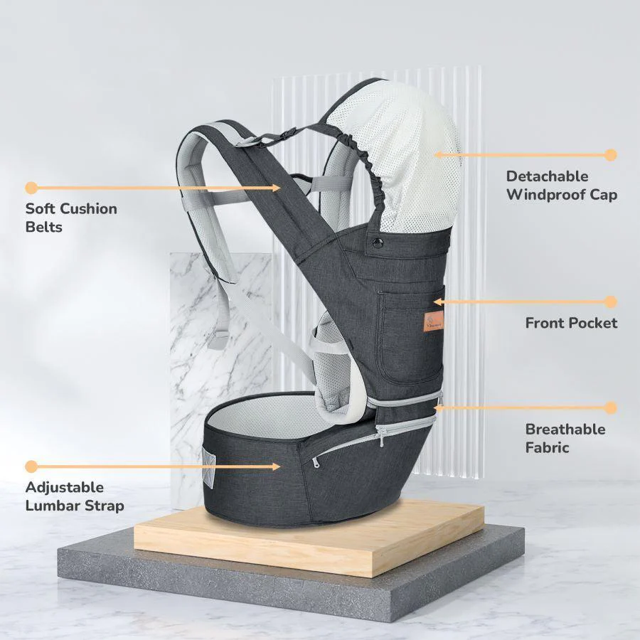 Upsy Daisy Ergo 8-in-1 Hip Seat Baby Carrier - Image 6