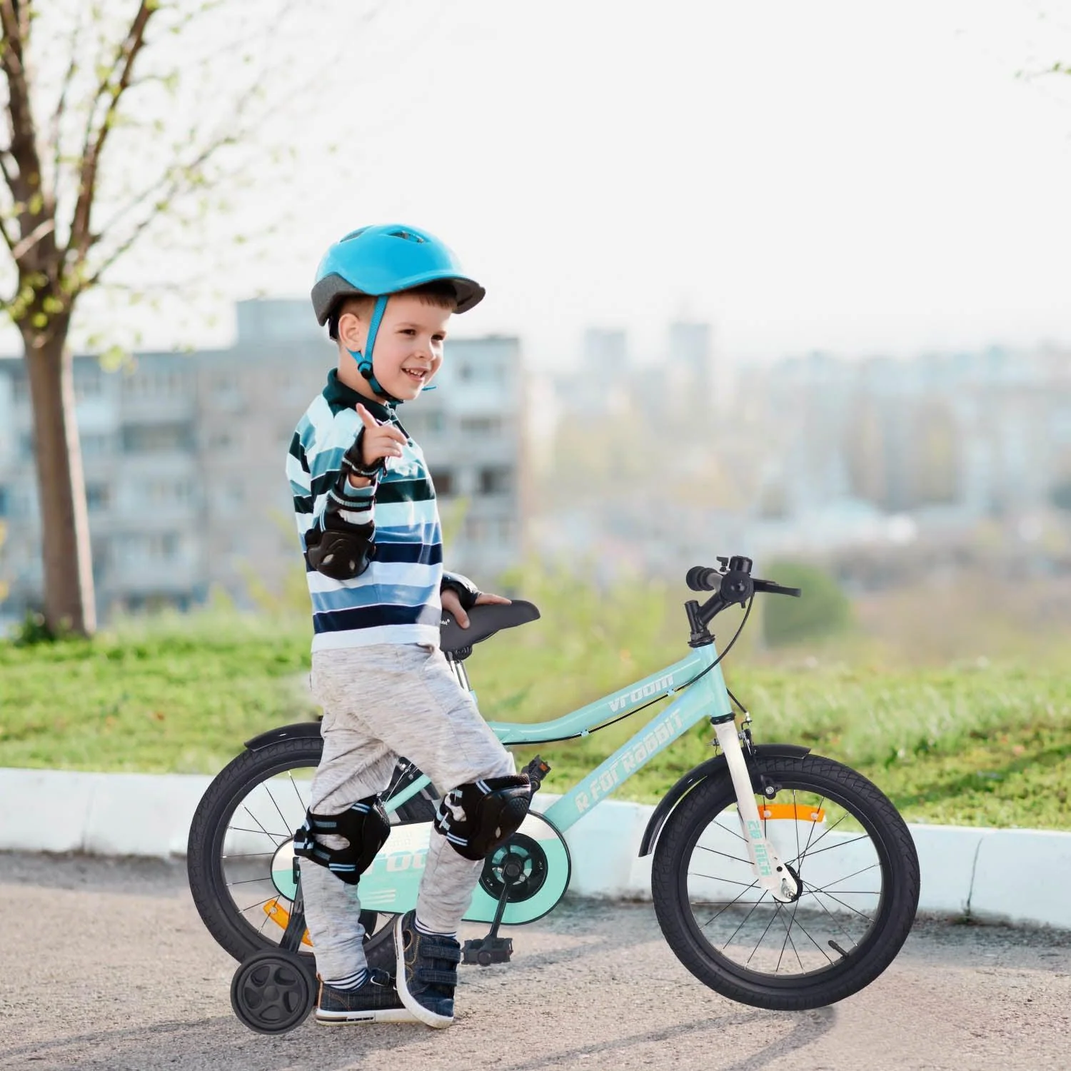 Vroom Bicycle For Kids 20 Inch With 90% Plug And Play For Ease Of Installation, Wide Training Wheels, Adjustable Seat, 7-10yrs, Upto 50kgs - Image 16