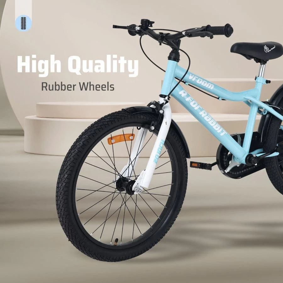 Vroom Bicycle For Kids 20 Inch With 90% Plug And Play For Ease Of Installation, Wide Training Wheels, Adjustable Seat, 7-10yrs, Upto 50kgs - Image 5