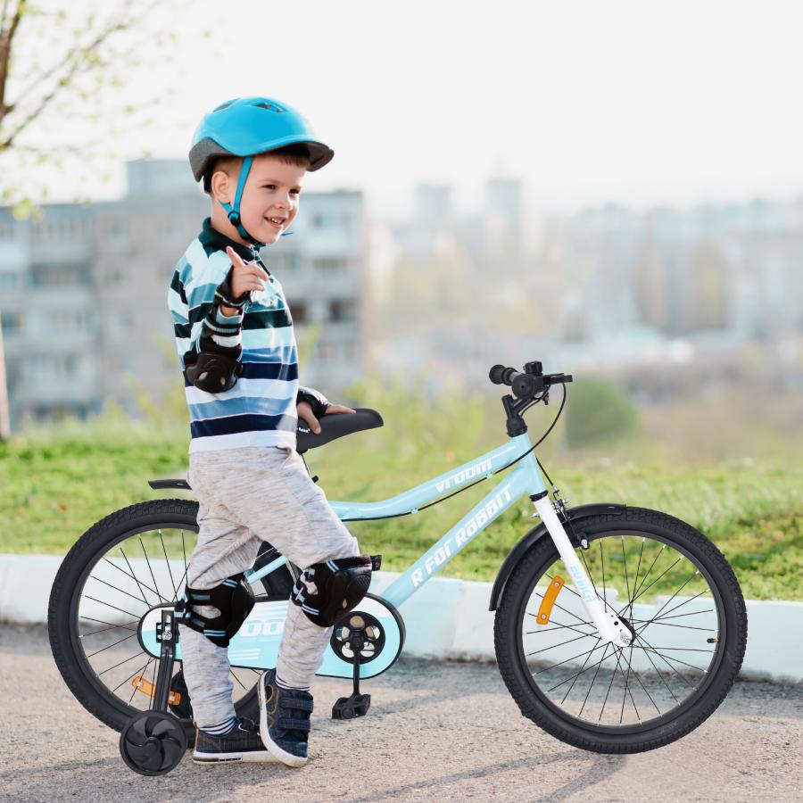 Vroom Bicycle For Kids 20 Inch With 90% Plug And Play For Ease Of Installation, Wide Training Wheels, Adjustable Seat, 7-10yrs, Upto 50kgs - Image 7